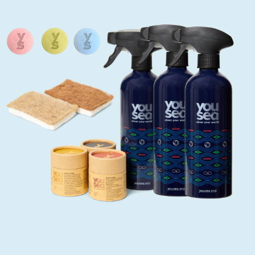 YouSea Clean Your World schoonmaken zonder plasticflessen – YouSea.eco